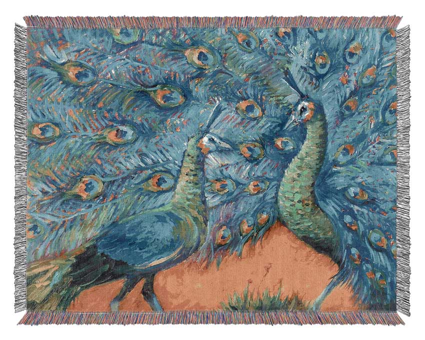 The Supreme Peacock Woven Blanket