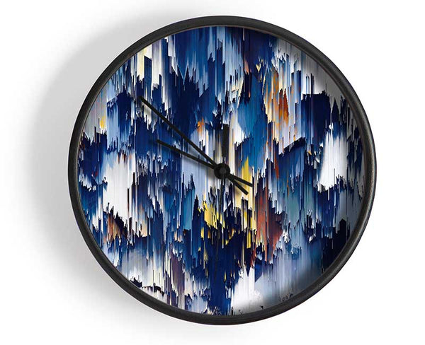 Textures Of The Skies Clock - Wallart-Direct UK