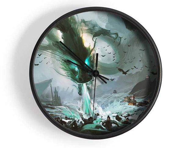 The Ice Dragon Clock - Wallart-Direct UK