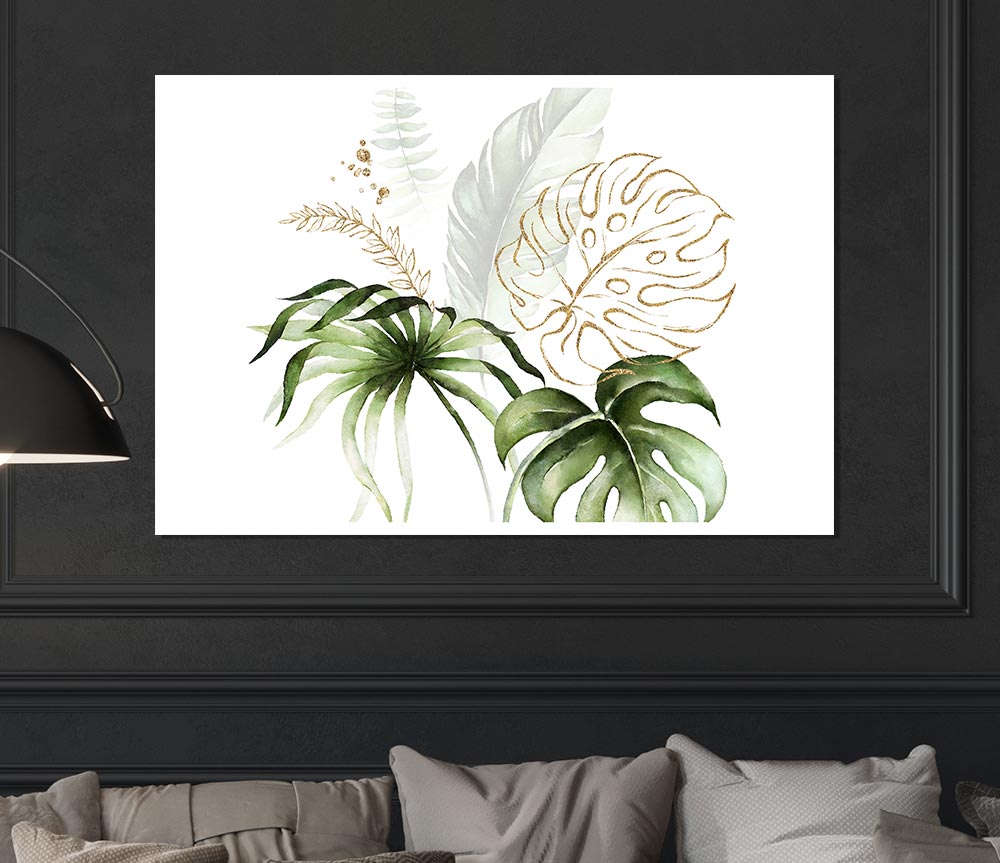 Beautiful Cheese Plant Print Poster Wall Art