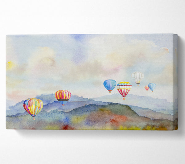 Hot Air Balloons In The Valley