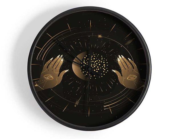 Hands Of The Spirits Clock - Wallart-Direct UK