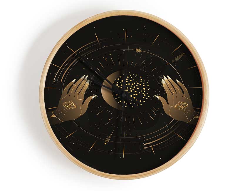 Hands Of The Spirits Clock - Wallart-Direct UK