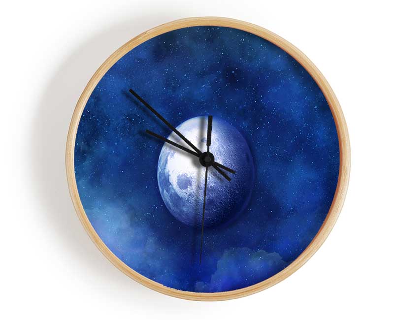 The Blue Moon Beauty Clock - Wallart-Direct UK