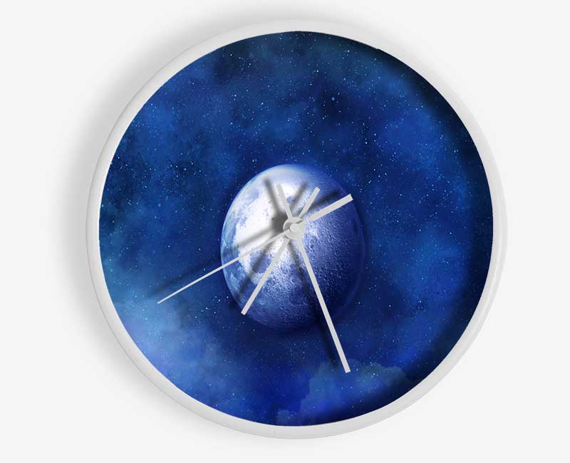 The Blue Moon Beauty Clock - Wallart-Direct UK