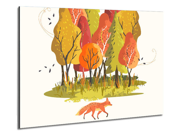 Fox In The Woodland