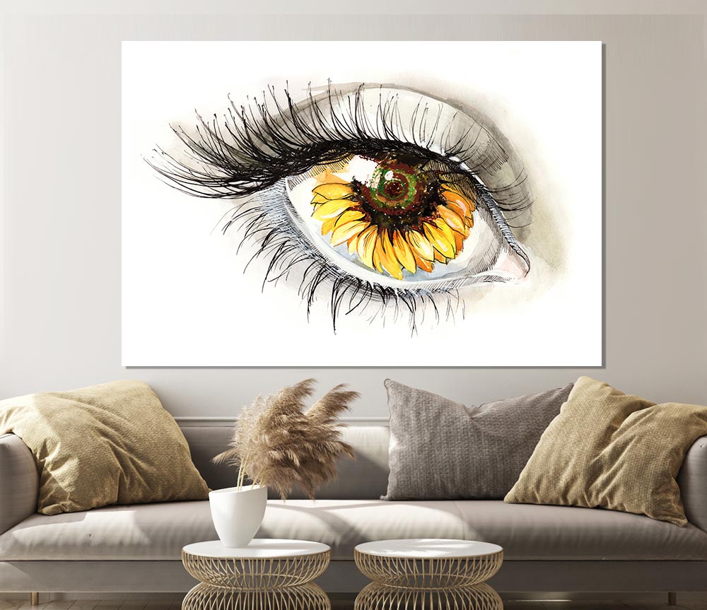 The Golden Eye Print Poster Wall Art