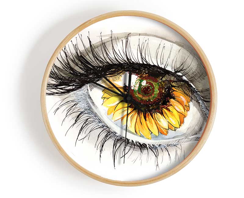 The Golden Eye Clock - Wallart-Direct UK