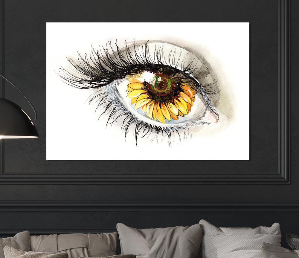 The Golden Eye Print Poster Wall Art