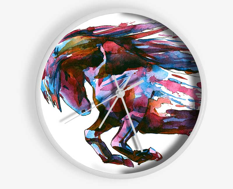 The Raging Horse Clock - Wallart-Direct UK