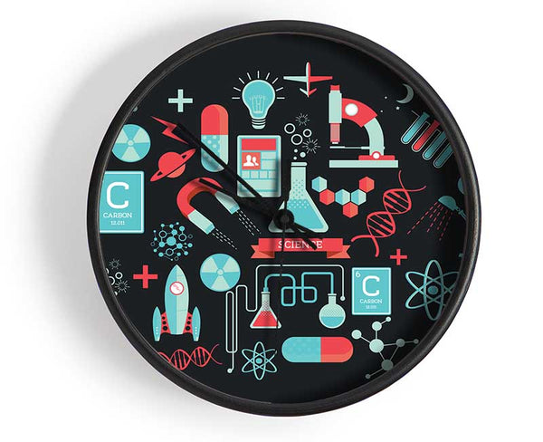 The Scientist Clock - Wallart-Direct UK