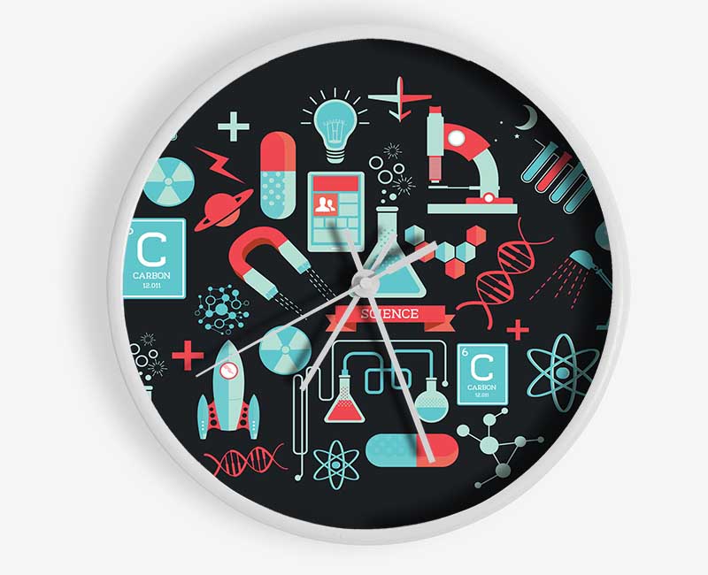 The Scientist Clock - Wallart-Direct UK