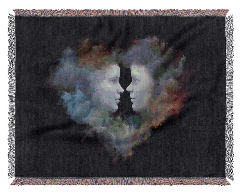 The Cloud Heart Woven Blanket