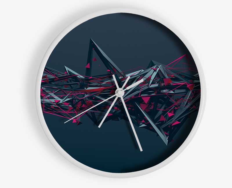 Sharp Spikes Of Shape Clock - Wallart-Direct UK