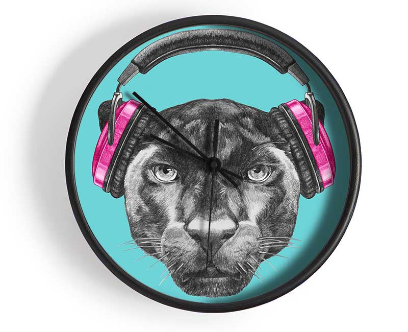 Headphone Jaguar Dj Clock - Wallart-Direct UK