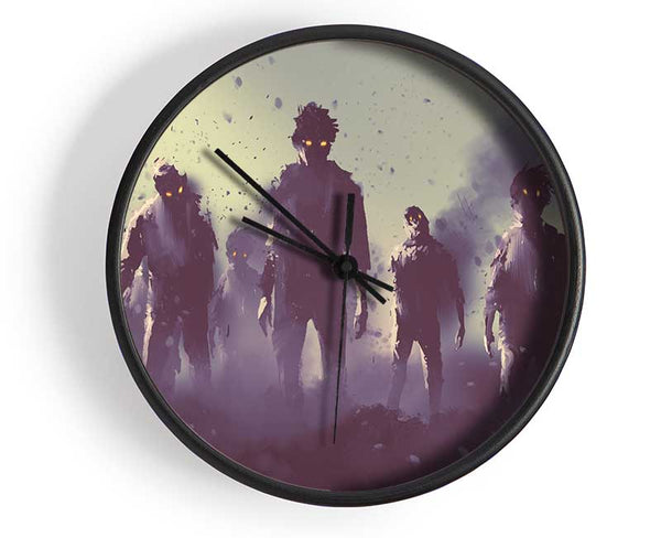 The Ghostly Zombie Horde Clock - Wallart-Direct UK