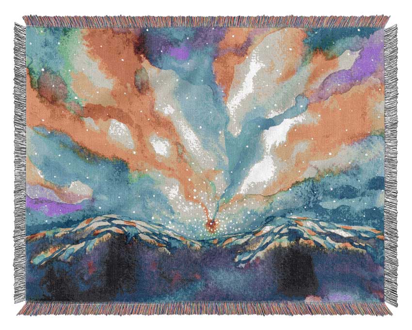 Clouds Of The Spirit World Woven Blanket