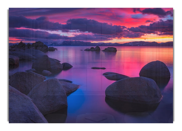 Big Round Stones In The Sand