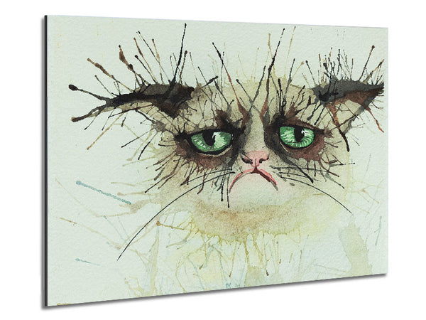 Grumpy Cat Watercolour Splat