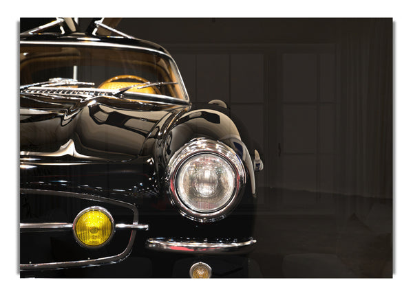 Classic Car Headlight Black