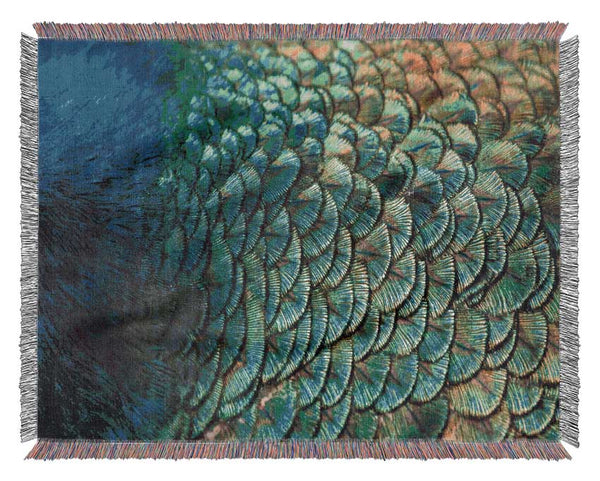 Closer To The Feathers Woven Blanket