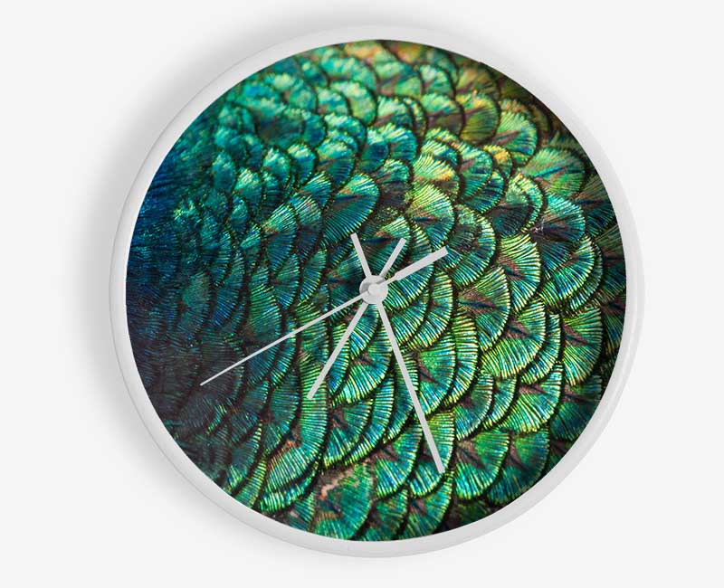 Closer To The Feathers Clock - Wallart-Direct UK