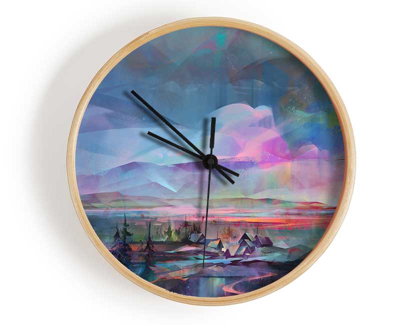 Beyond The Trees Is Bliss Clock - Wallart-Direct UK