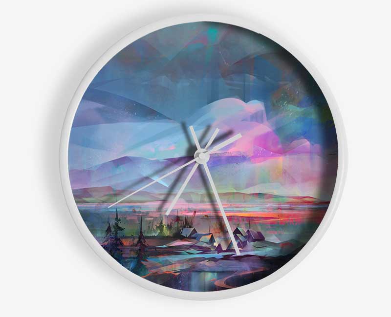 Beyond The Trees Is Bliss Clock - Wallart-Direct UK