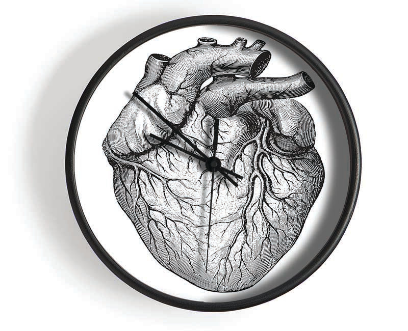 Anatomy Of The Heart Clock - Wallart-Direct UK