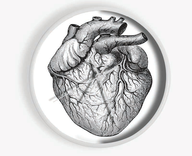 Anatomy Of The Heart Clock - Wallart-Direct UK