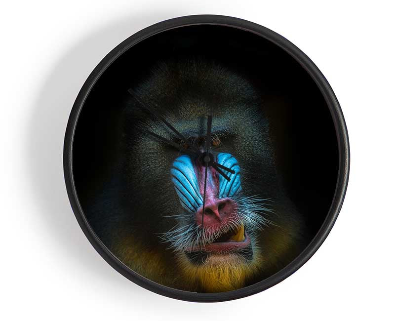 Mandrill Anger Clock - Wallart-Direct UK