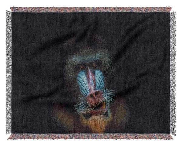 Mandrill Anger Woven Blanket