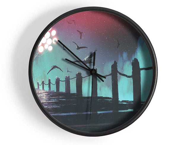 Light Up Balloon Pier Clock - Wallart-Direct UK