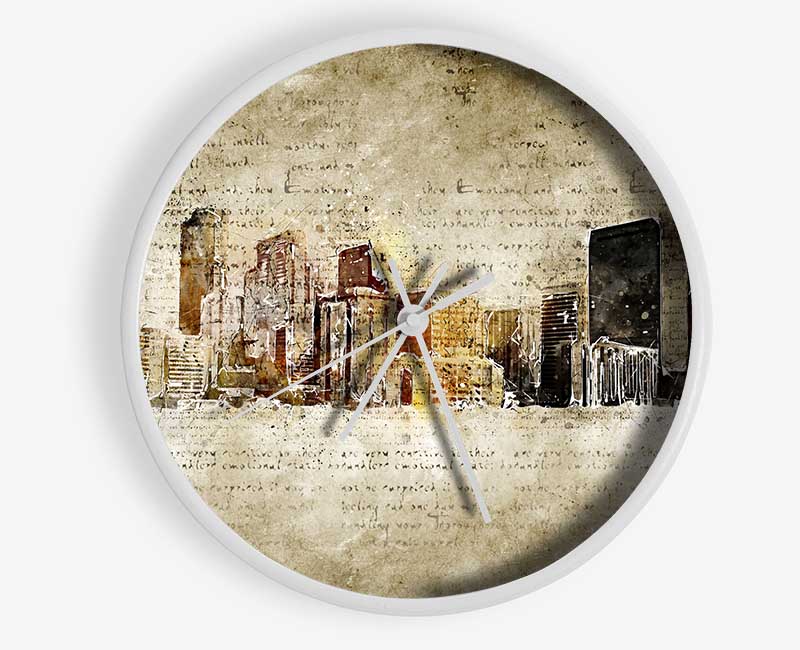 Manuscript Brooklyn Clock - Wallart-Direct UK