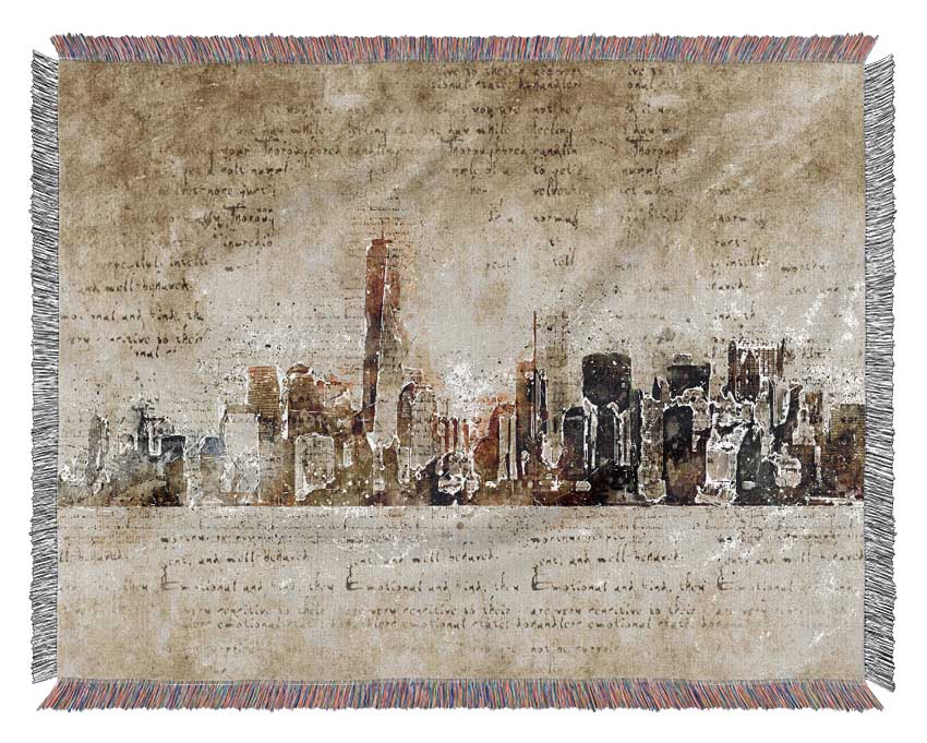 Manuscript London Woven Blanket