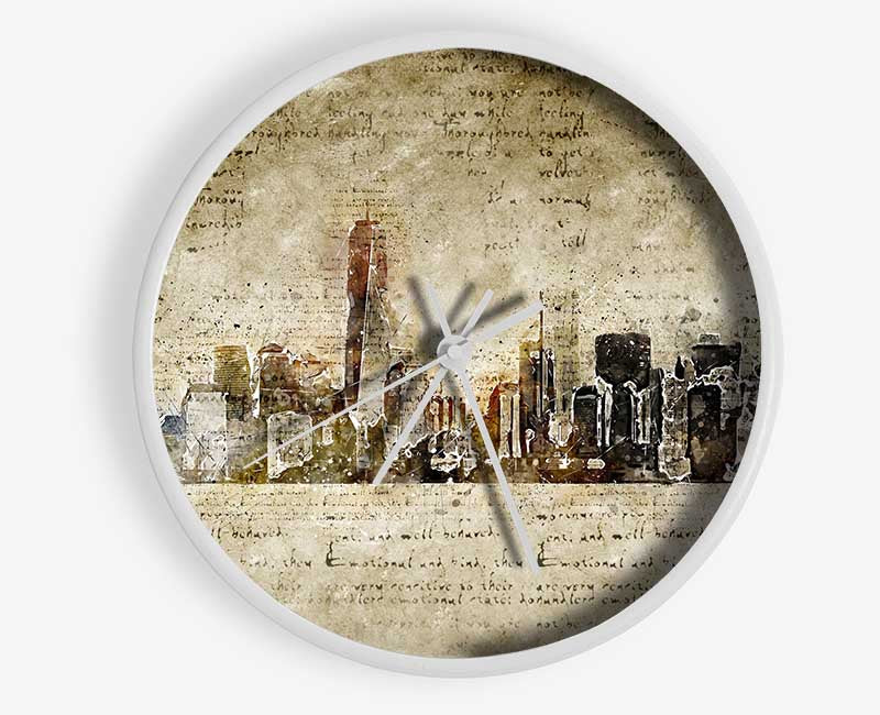 Manuscript London Clock - Wallart-Direct UK