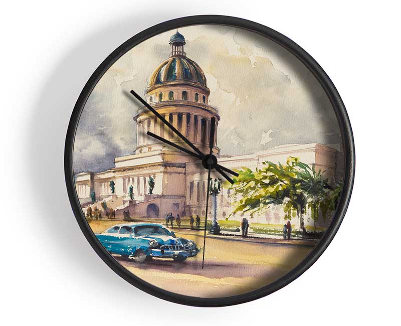 Drive Through Mexico Clock - Wallart-Direct UK