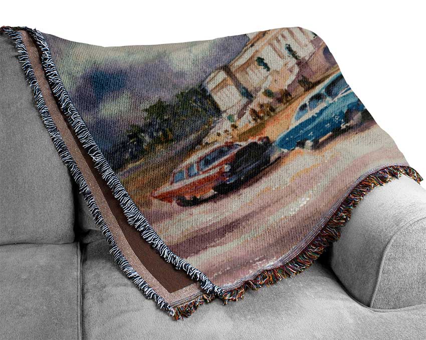 Drive Through Mexico Woven Blanket