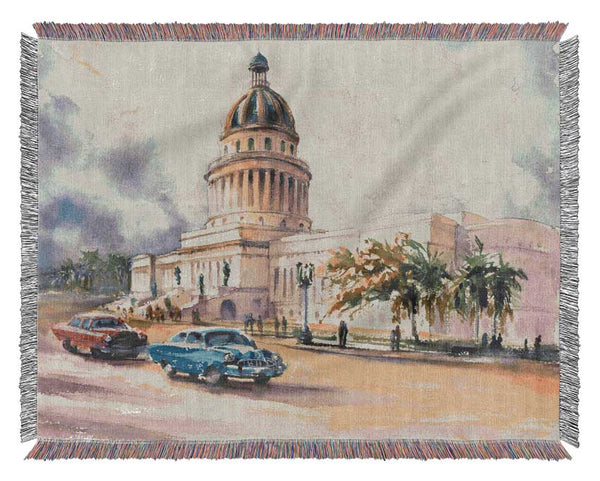 Drive Through Mexico Woven Blanket