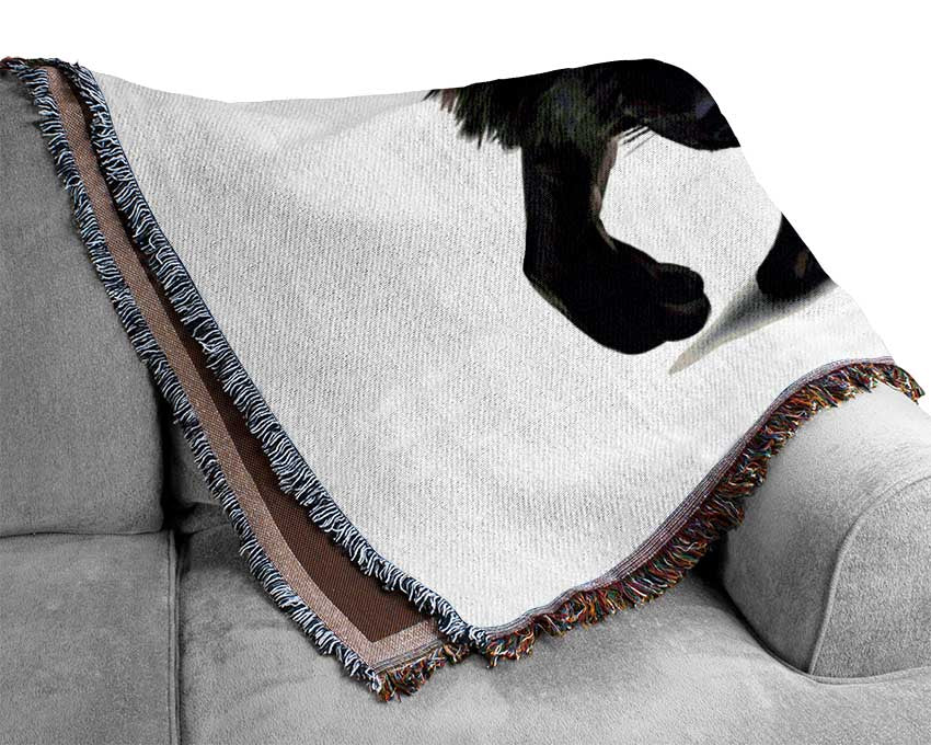 The Angry Wolf Woven Blanket