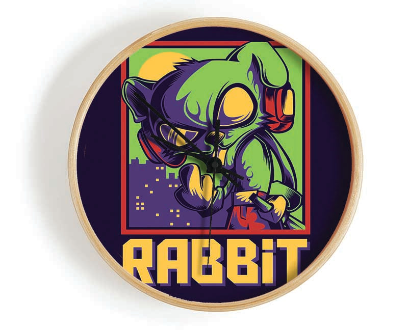 The Evil Rabbit Clock - Wallart-Direct UK