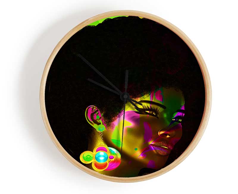 Afro Funk Clock - Wallart-Direct UK