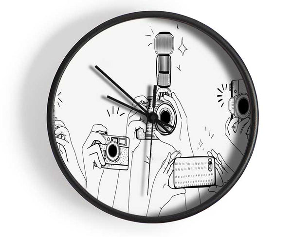 Snap Snap Photo Clock - Wallart-Direct UK