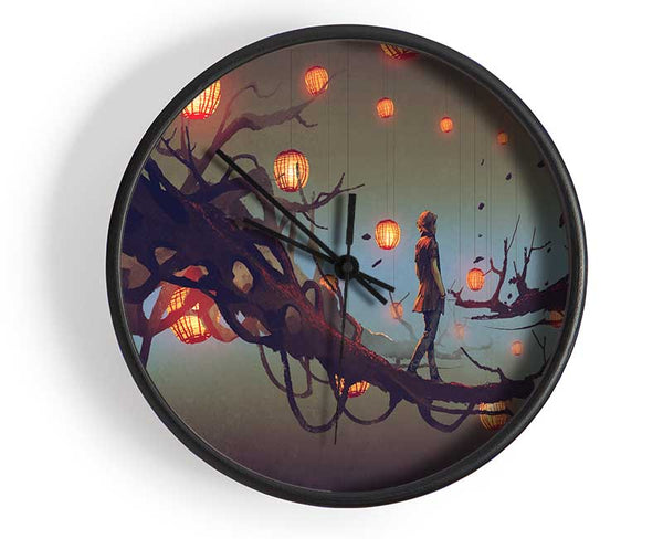 The Walk Across The Branches Clock - Wallart-Direct UK