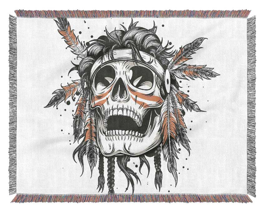 The Radical Skull Woven Blanket