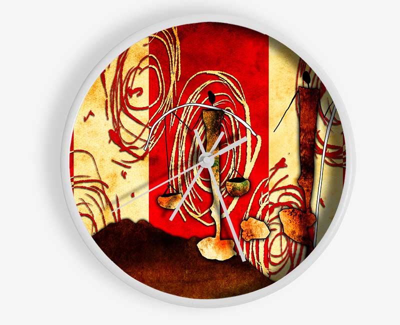 Circles Of Offerings Clock - Wallart-Direct UK