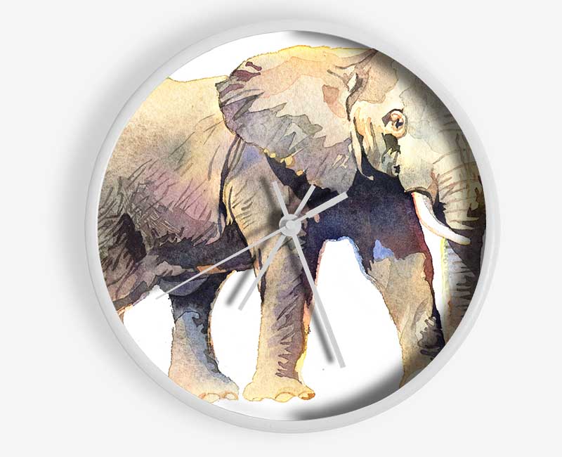 Humble Elephant Clock - Wallart-Direct UK