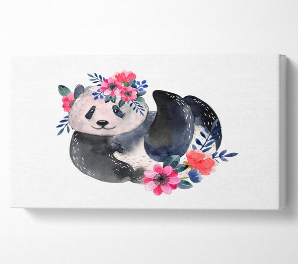 Cute Floral Panda