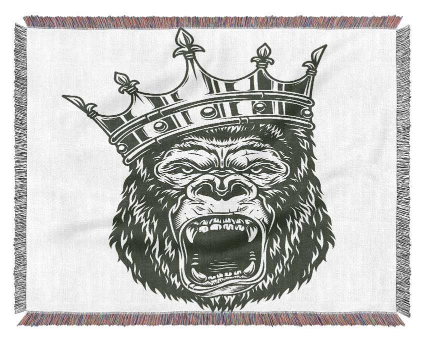 King Kong Crown Woven Blanket