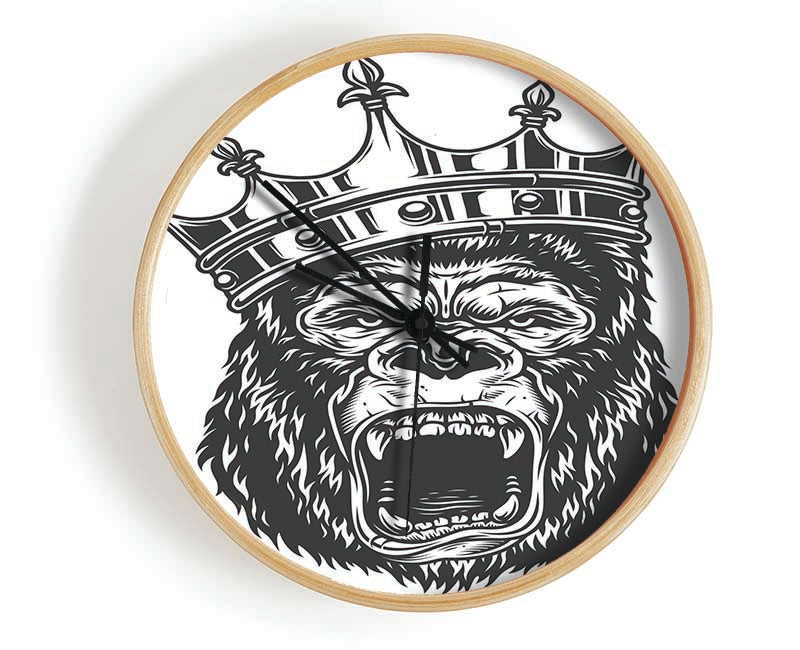 King Kong Crown Clock - Wallart-Direct UK